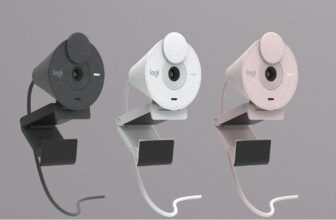 Logitech’s Brio 300 HD webcam...