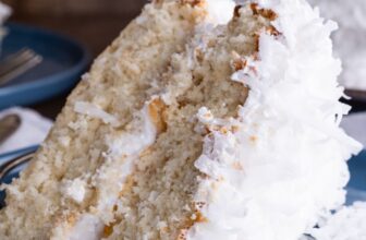 COCONUT CAKE WITH COCONUT FROSTING