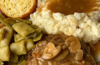 HAMBURGER STEAK AND GRAVY – T...