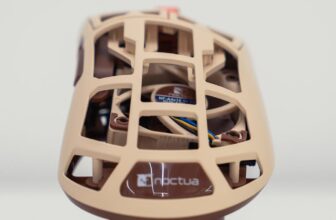 This gaming mouse has a tiny fan in...