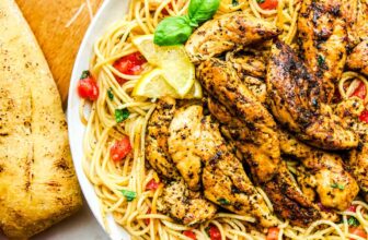 Lemon Herb Rooster Spaghetti –...