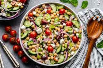 Mediterranean Chickpea Salad –...
