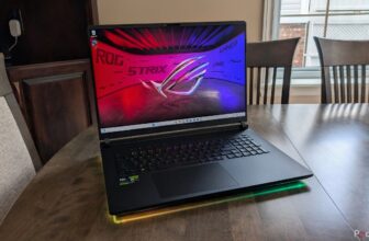 I used a gaming laptop computer for...