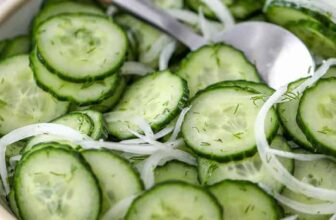 Cucumber Onion Salad – Spend ...