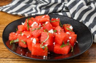 Watermelon Basil Salad – Bare...