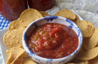 HOMEMADE CANNED SALSA RECIPE –...