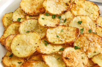 Oven Baked Potato Slices – Sp...