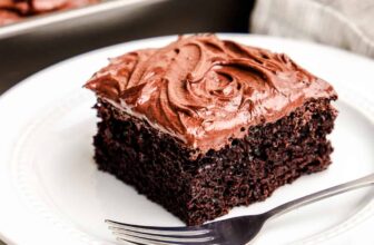 Simple Chocolate Cake (9×13 Pa...