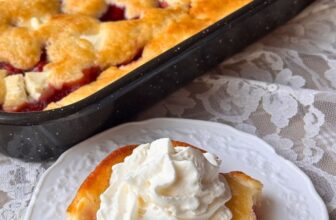 Cherry Cream Cheese Cobbler (Straig...
