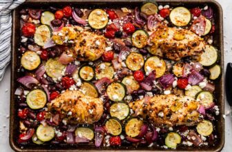 Sheet Pan Rooster & Sausage Di...