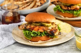 Sizzling Honey Rooster Sandwich