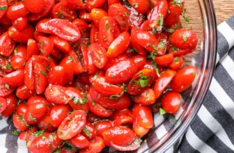 Marinated Tomatoes – Barefeet...