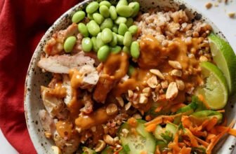 Spicy Peanut Hen Bowls (Excessive P...